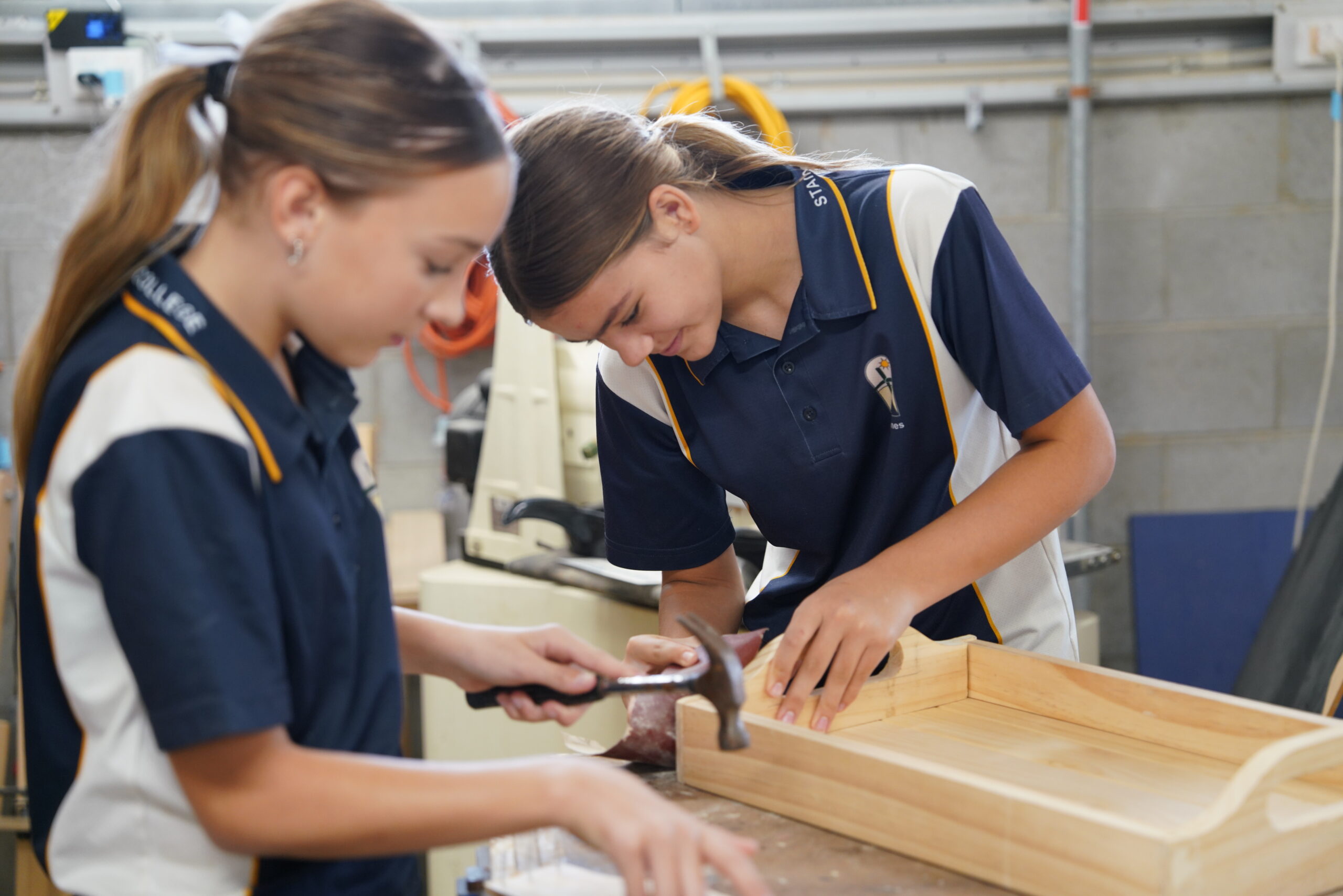 Private High School student sitting in their classroom